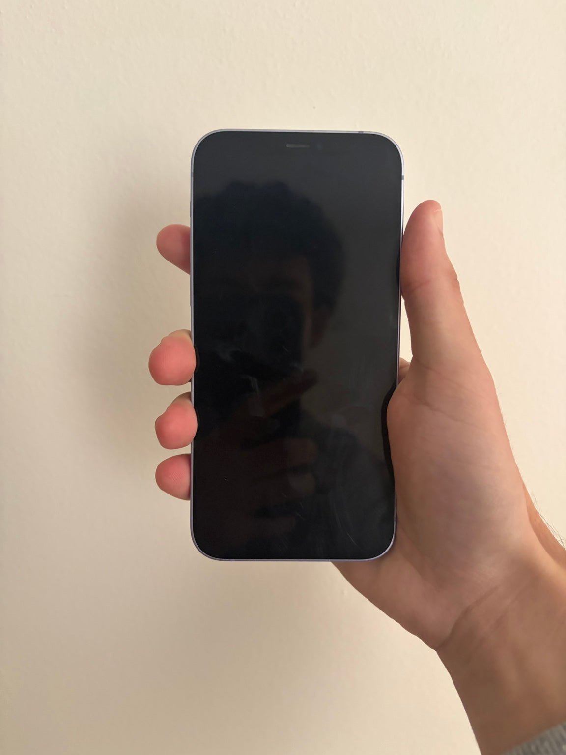 iPhone 12 64GB Purple front screen off