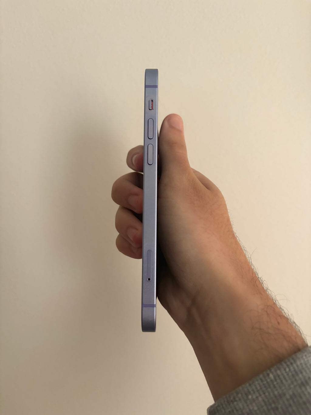 iPhone 12 64GB Purple left side view