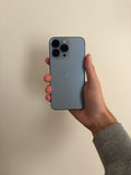 iPhone 13 Pro 256GB Sierra Blue rear view without case