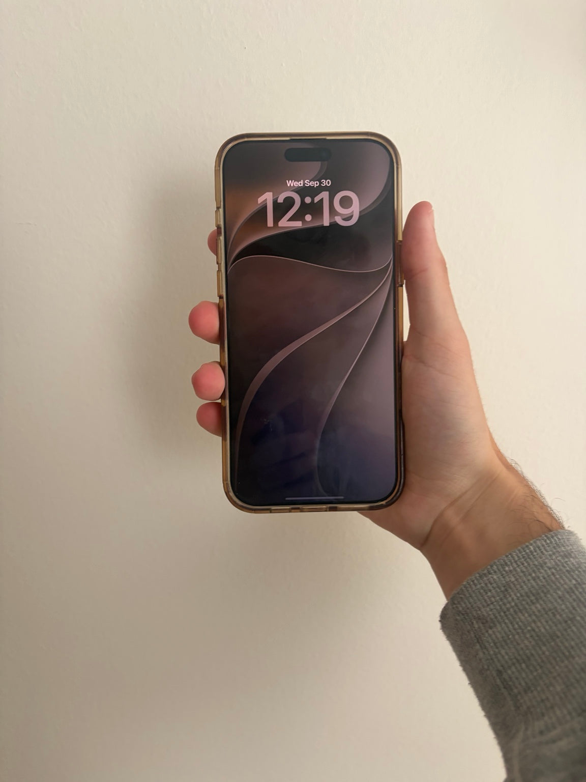 iPhone 16 Pro Max Natural Titanium front condition